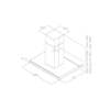 Aporrofitiras Nisida Elica Adele IS BL MAT/A/90X60 GFB Mavro 90 cm A